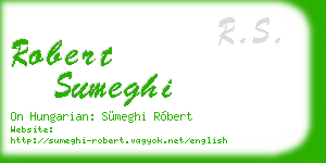 robert sumeghi business card
